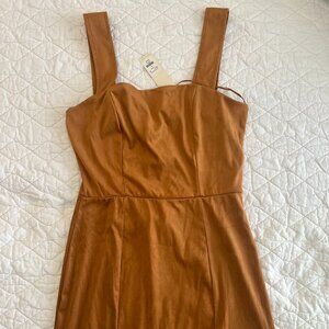 Camel/Brown Corduroy Francesca's Dress Size Small
